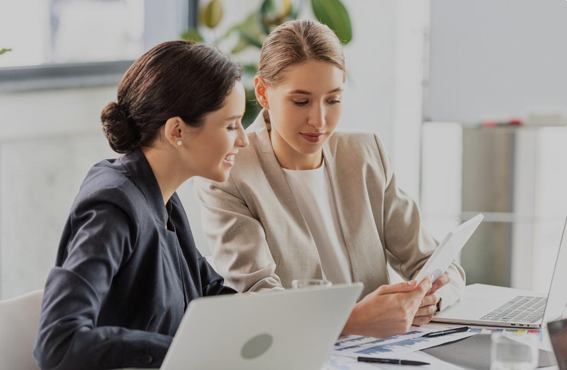 consultante human partners conseillant une chef d'entreprise